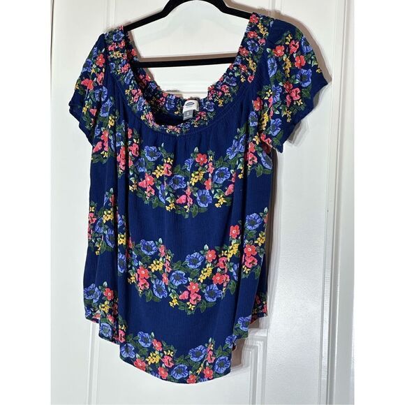 Old Navy floral off the shoulder top size XL - Picture 1 of 6
